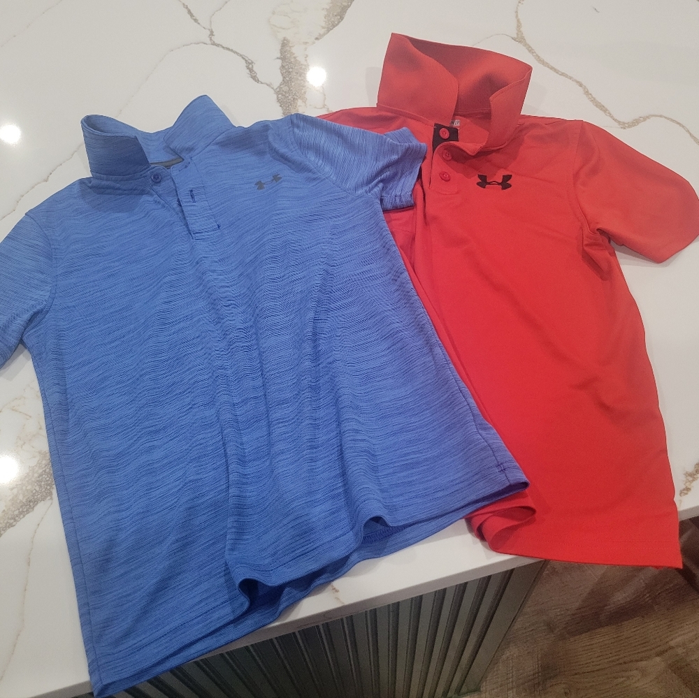 Youth Under Armour Polo Shirts size M